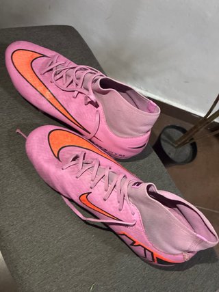 Botas de fútbol Nike Air Zoom rosas