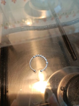 Anello Antistress Argento Regolabile