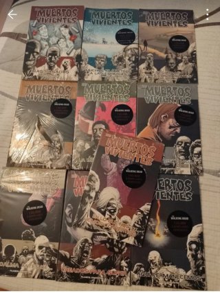 Lote diez comics the walking dead