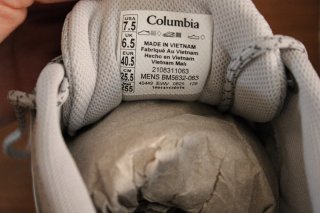 Zapatillas Columbia Trekking Mujer Gris/Blanco