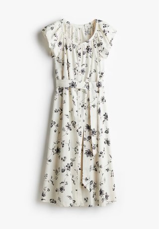 Vestido Popelina Manga Puffy