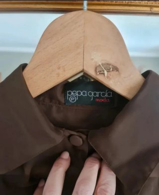 Vintage Pepa García Marrón Chocolate Sin uso XXL