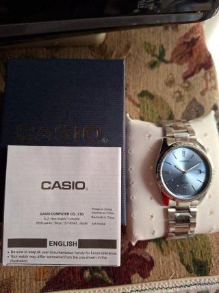 Casio MTP-1302 Reloj Azul Turquesa