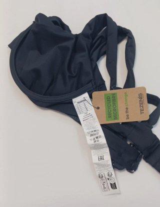 Bikini, parte de arriba.Tezenis. Negro