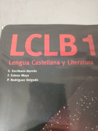 Libro LCLB1 Lengua y Literatura primero
