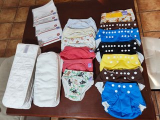 Lote 13 Pañales Reutilizables Talla Única