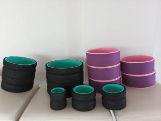 Pack 12 Aros Ruedas de Yoga Varios Tamaños