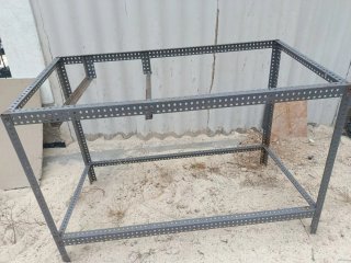 Mesa de trabajo metálica 1.52x0.77x0.94