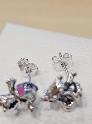Pendientes Pandora Stitch Disney Plata