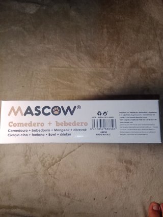 Comedero Bebedero Perro Gato Mascow azul ¡CHOLLO!