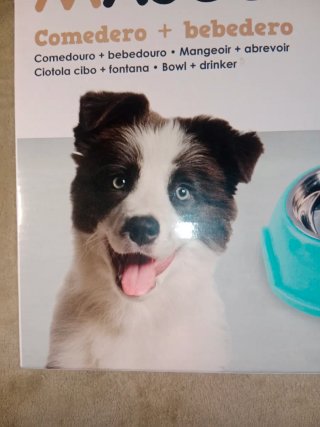 Comedero Bebedero Perro Gato Mascow azul ¡CHOLLO!