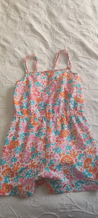 Mono niña flores talla 8-10