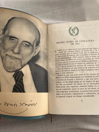 Libro de poesia de Juan Ramón Jiménez