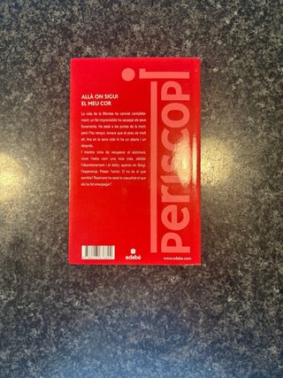Llibre Allà on sigui el meu cor en català