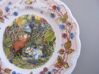 Piatto Brambly Hedge 1998 Royal Doulton 21cm