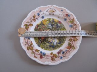 Piatto Brambly Hedge 1998 Royal Doulton 21cm