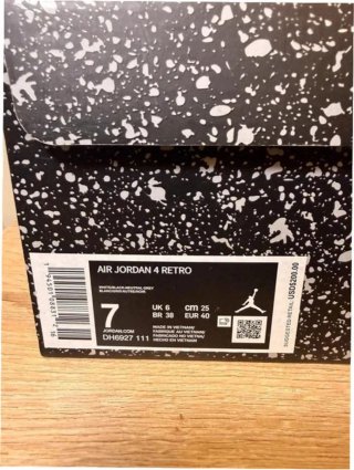 Jordan 4 Retro Military Negro Talla 40