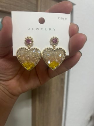 Pendientes Corazón Brillantes