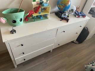 Cómoda Ikea 6 cajones blanca