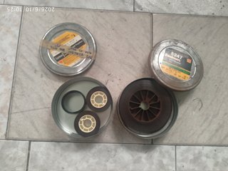 Lote varias Cajas Metálicas Película Cine Antiguas