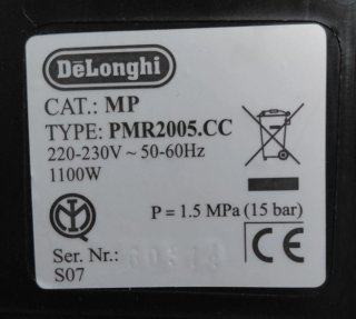 Cafetera DeLonghi PMR2005.CC Espresso