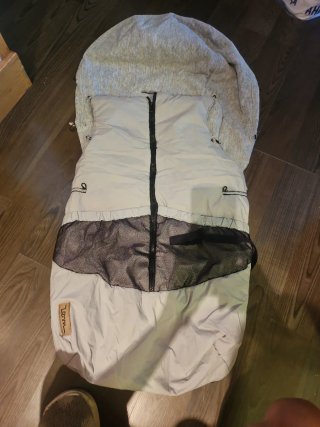 Saco para silla de bebé gris