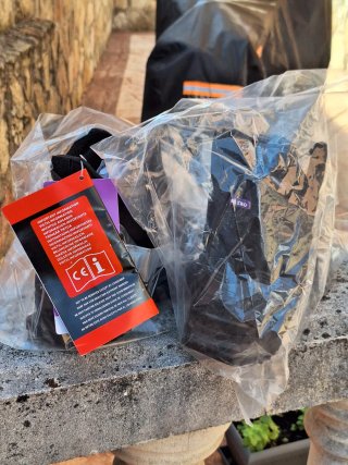 Botas de moto negras con cierre BOA