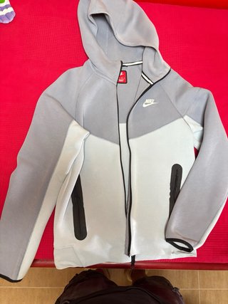 Chaqueta Nike Tech Fleece Gris/Azul