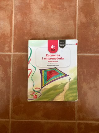 libro de texto de economia i emprenendoria 4 ESO