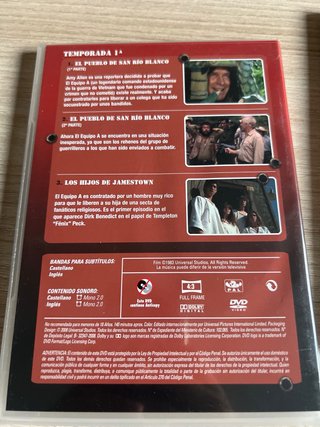 El Equipo A DVD Temporada 1 y 2