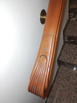 Pasamanos de madera para escalera