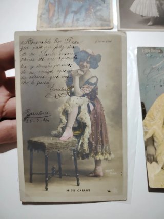 Lote de 9 postales antiguas