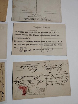 Lote de 9 postales antiguas