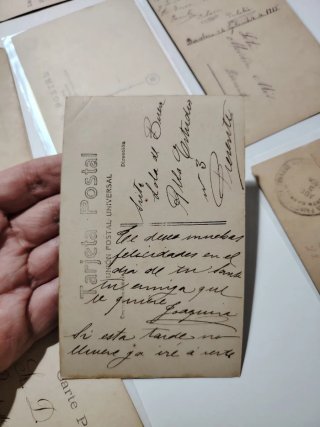 Lote de 9 postales antiguas