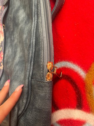 Mochila vaquera floral