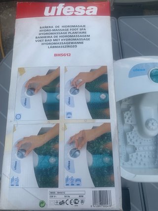 Bañera Hidromasaje Pies UFESA