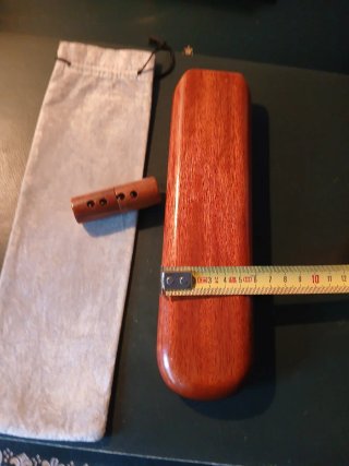 Funda Madera para 2 Puros + Bolsa