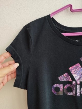 Camiseta negra Adidas "Exclusiva" - Talla S