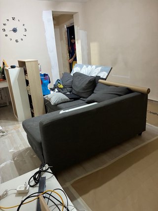 Sofá cama gris