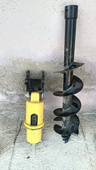 Barrena hidráulica para excavadora