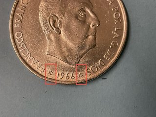 ºoO 100 pts Francisco Franco 1966 - España