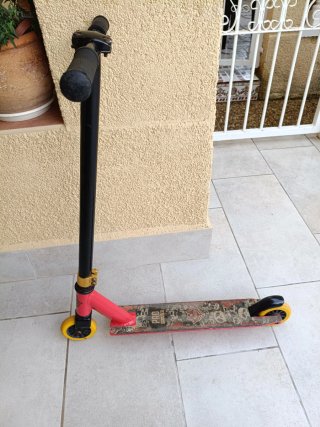 Patinete ajustable infantil freestyle de aluminio