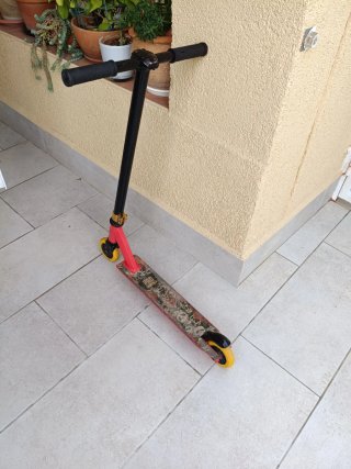 Patinete ajustable infantil freestyle de aluminio