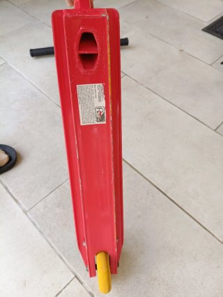 Patinete ajustable infantil freestyle de aluminio
