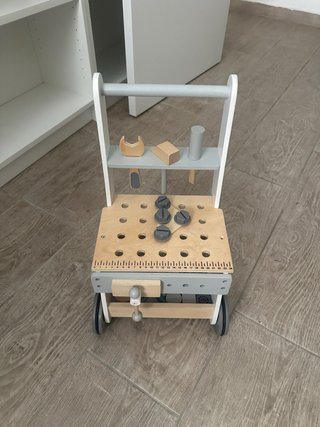 Banco de trabajo de madera para niños