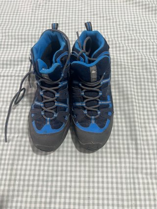 Botas de montaña Quechua niño/niña azul/gris
