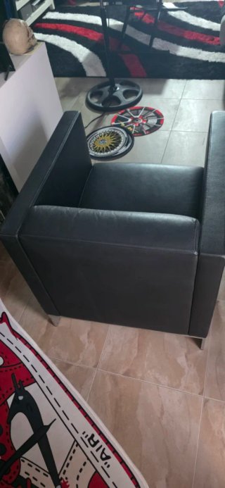 Butaca negra despacho/oficina/casa