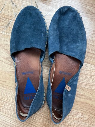 Alpargatas Verbenas Mujer Talla 40 Azul