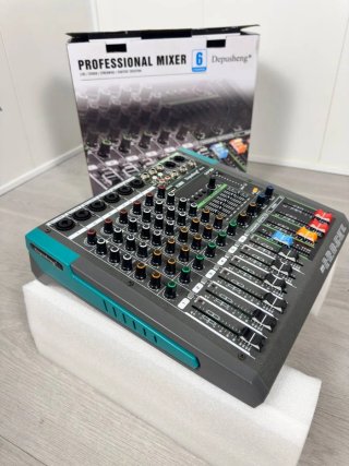 Mesa DJ Mixer Depusheng 6 Canales