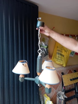 Lámpara infantil madera